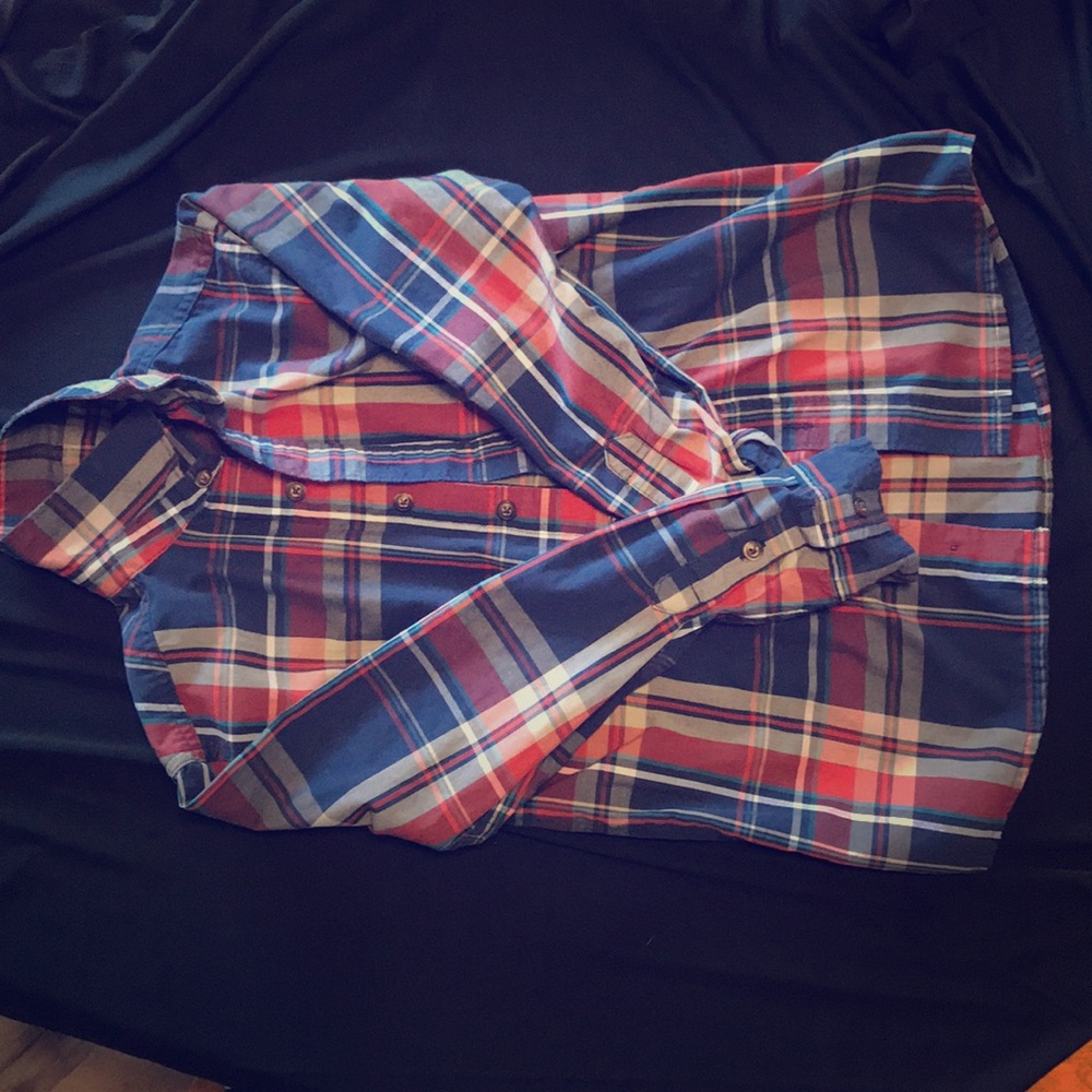 Boys long sleeve button up